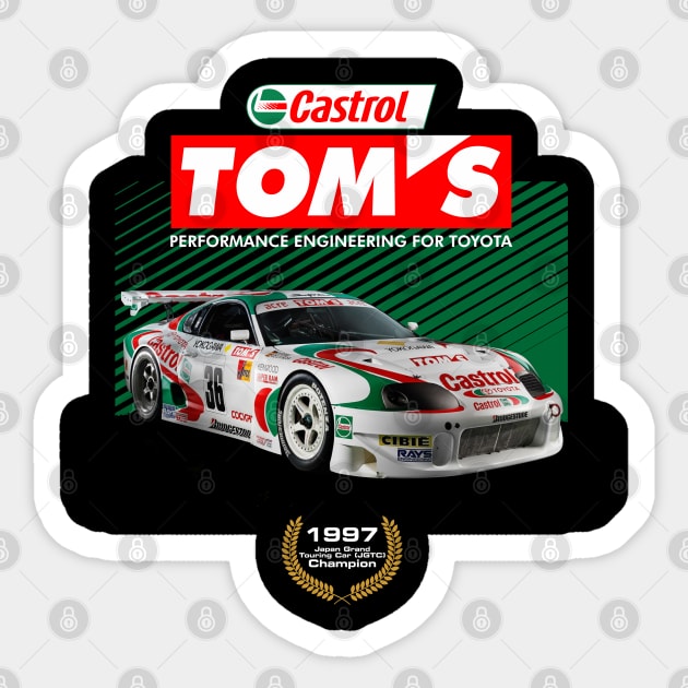 TOM'S Supra JGTC Legend Sticker by rizadeli